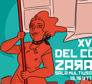 Cartel Salón del cómic de Zaragoza 2017